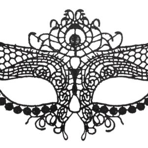 Masque Dentelle Queen Lace Noir