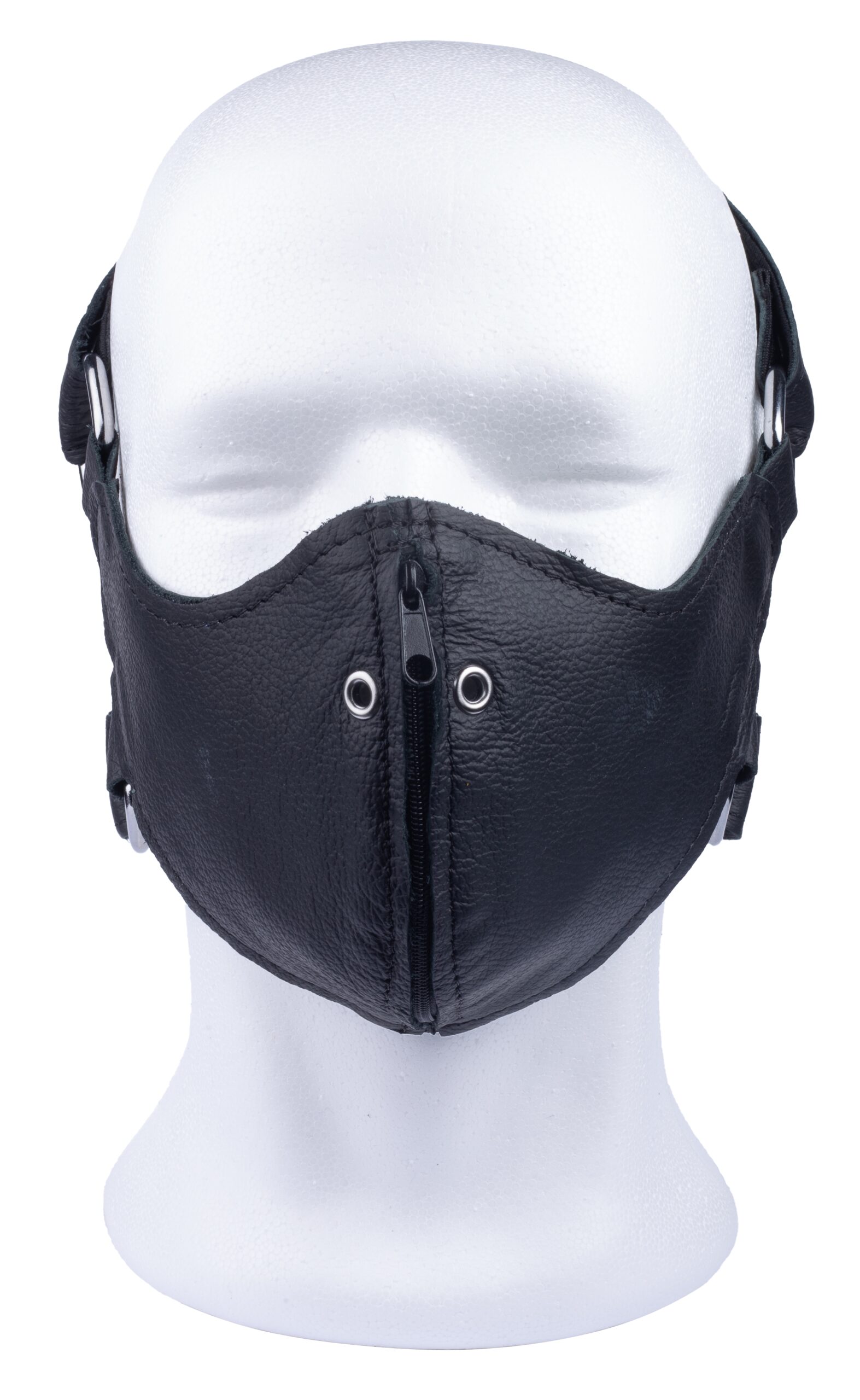 Masque en cuir avec Zip – Image 8