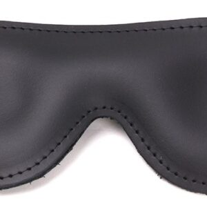 Masque en cuir Deluxe noir