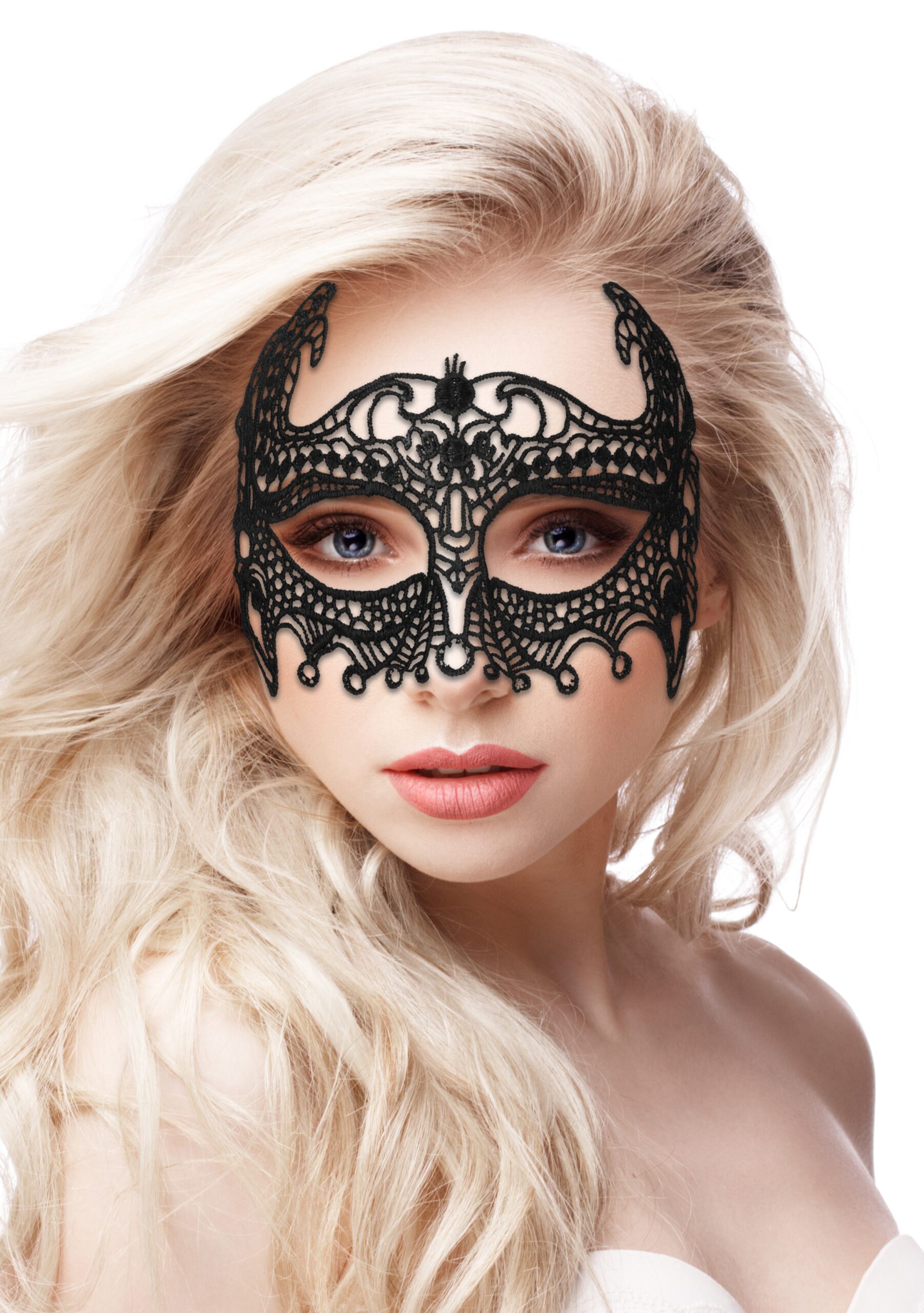 Masque en dentelle Empress Noir – Image 3