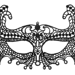 Masque en dentelle Empress Noir