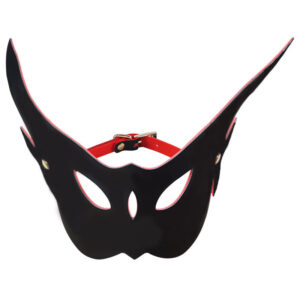 Masque Long Eared Owl Noir et Rouge