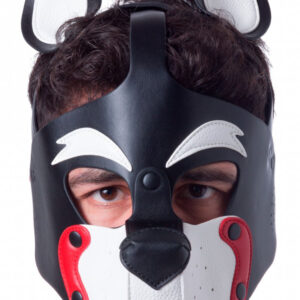 Masque Puppy 665 Blanc et Rouge