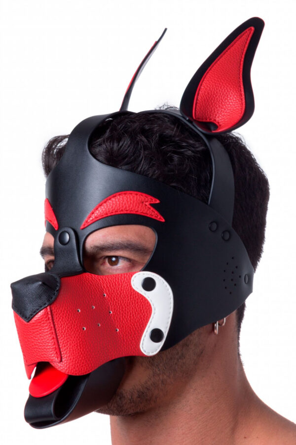 Masque Puppy 665 Rouge et Blanc – Image 2