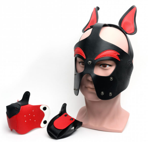 Masque Puppy 665 Rouge et Blanc – Image 7