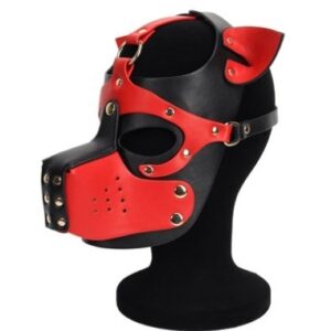 Masque Puppy Dog Ixo Noir-Rouge