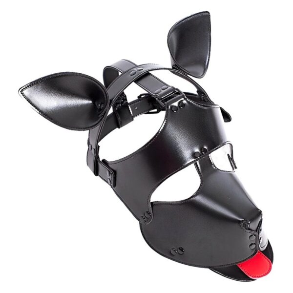 Masque Tête de chien Dog Fun Noir – Image 2