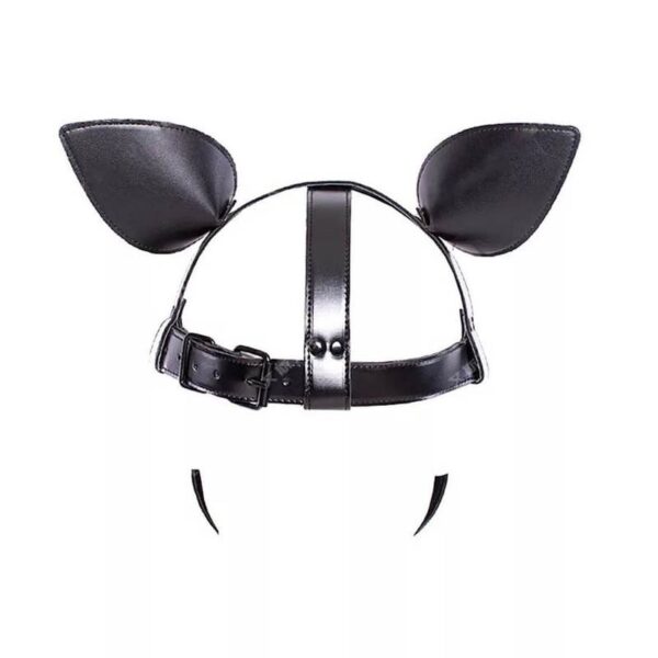 Masque Tête de chien Dog Fun Noir – Image 5