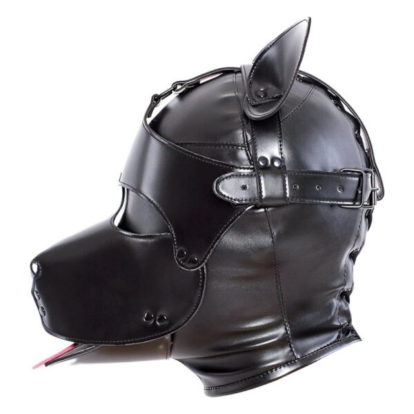 Masque Tête de chien Dog Fun Noir – Image 9