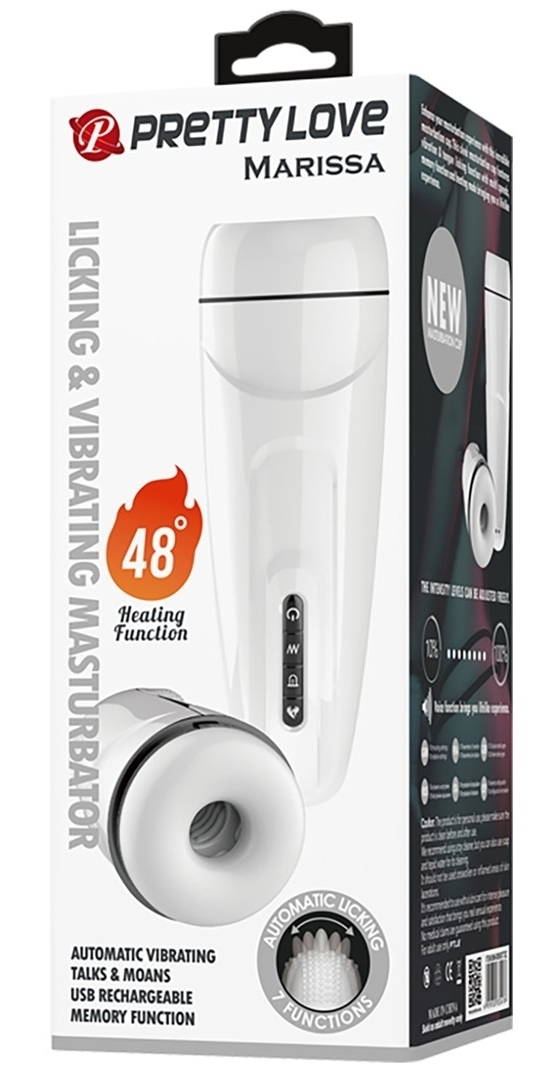 Masturbateur automatique Marissa Pretty Love Licking-Vibration – Image 2