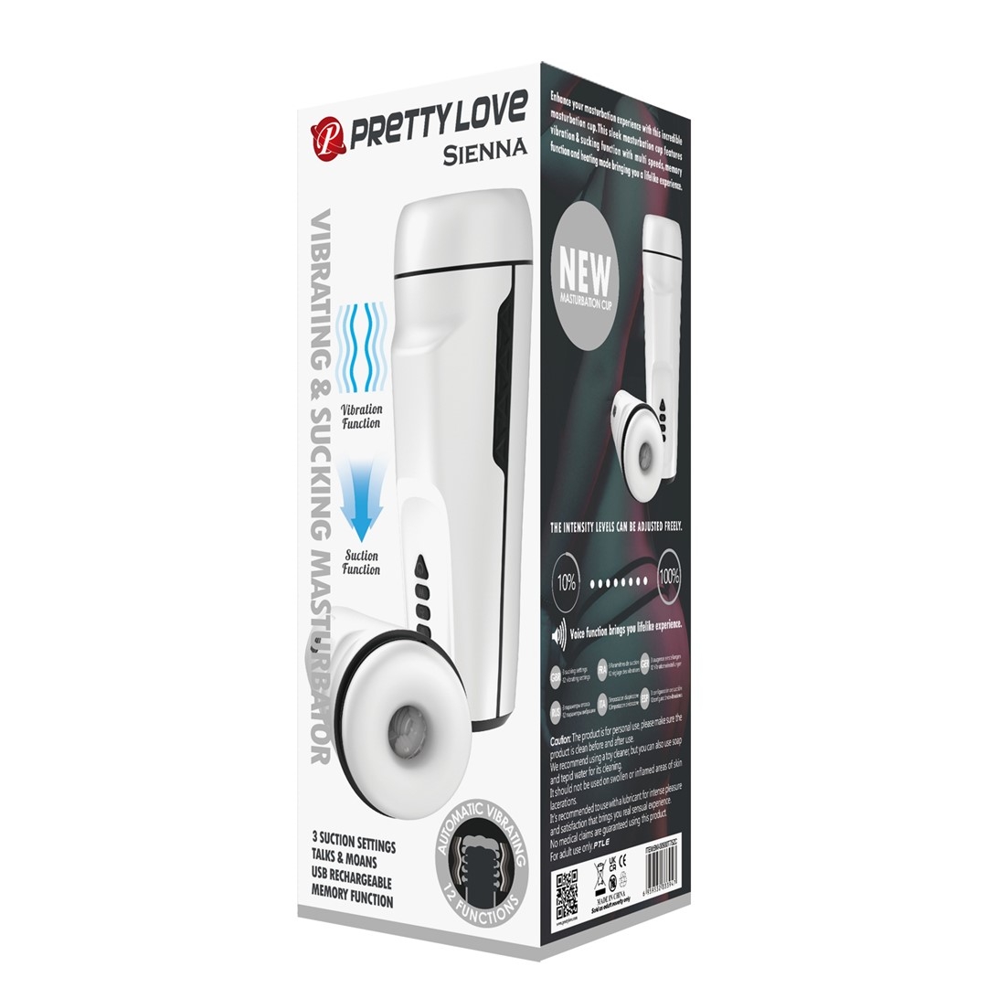 Masturbateur automatique Sienna Pretty Love Succion-Vibration – Image 2