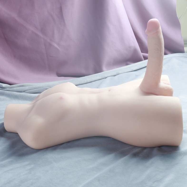 Masturbateur Buste avec Pénis articulé Big Torso Sexe de 16cm – Image 2