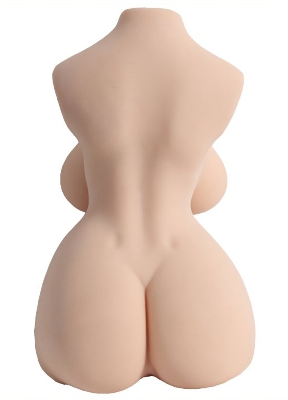 Masturbateur Buste avec Pénis articulé Shemale Sexe de 17cm – Image 3