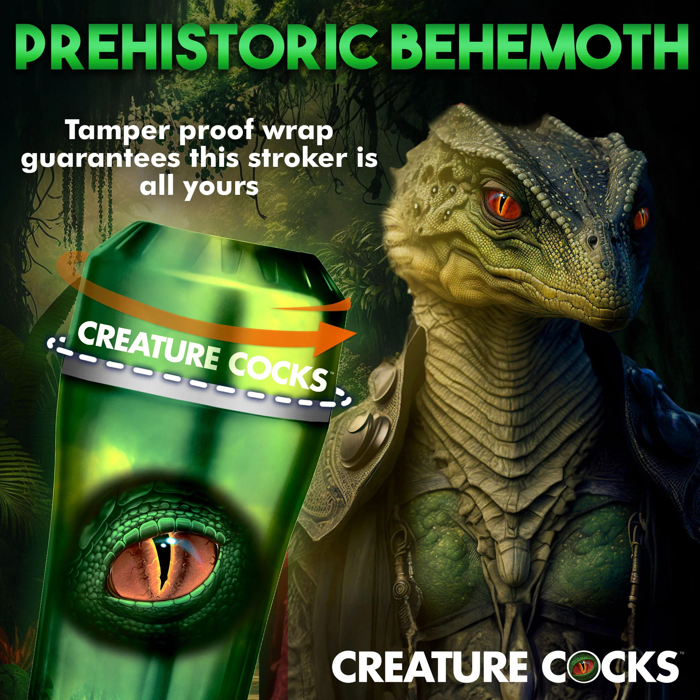 Masturbateur Creature Raptor Vert – Image 14