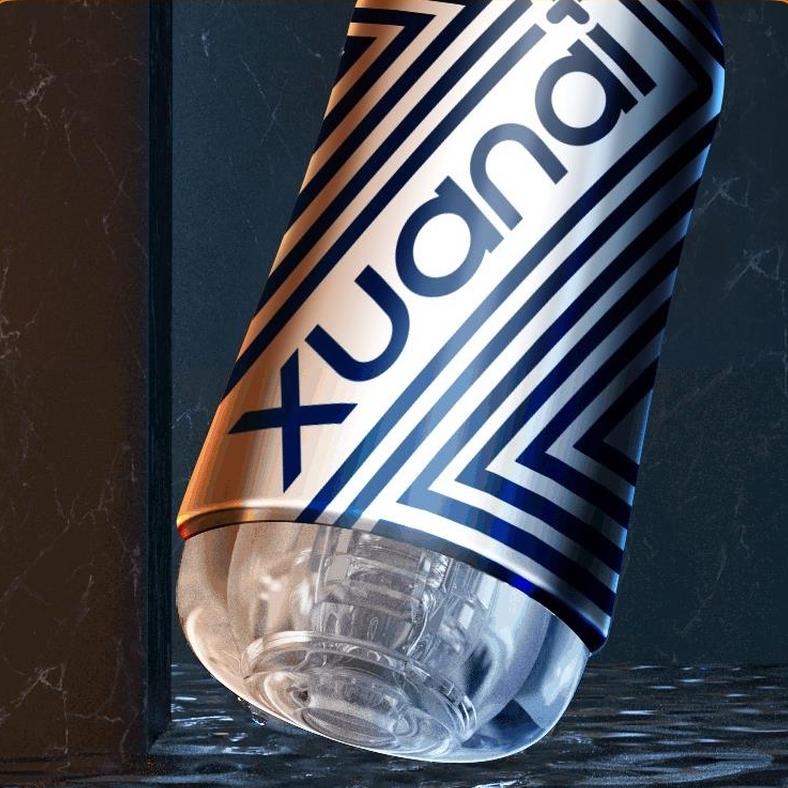 Masturbateur Cup Air Power Bleu – Image 3