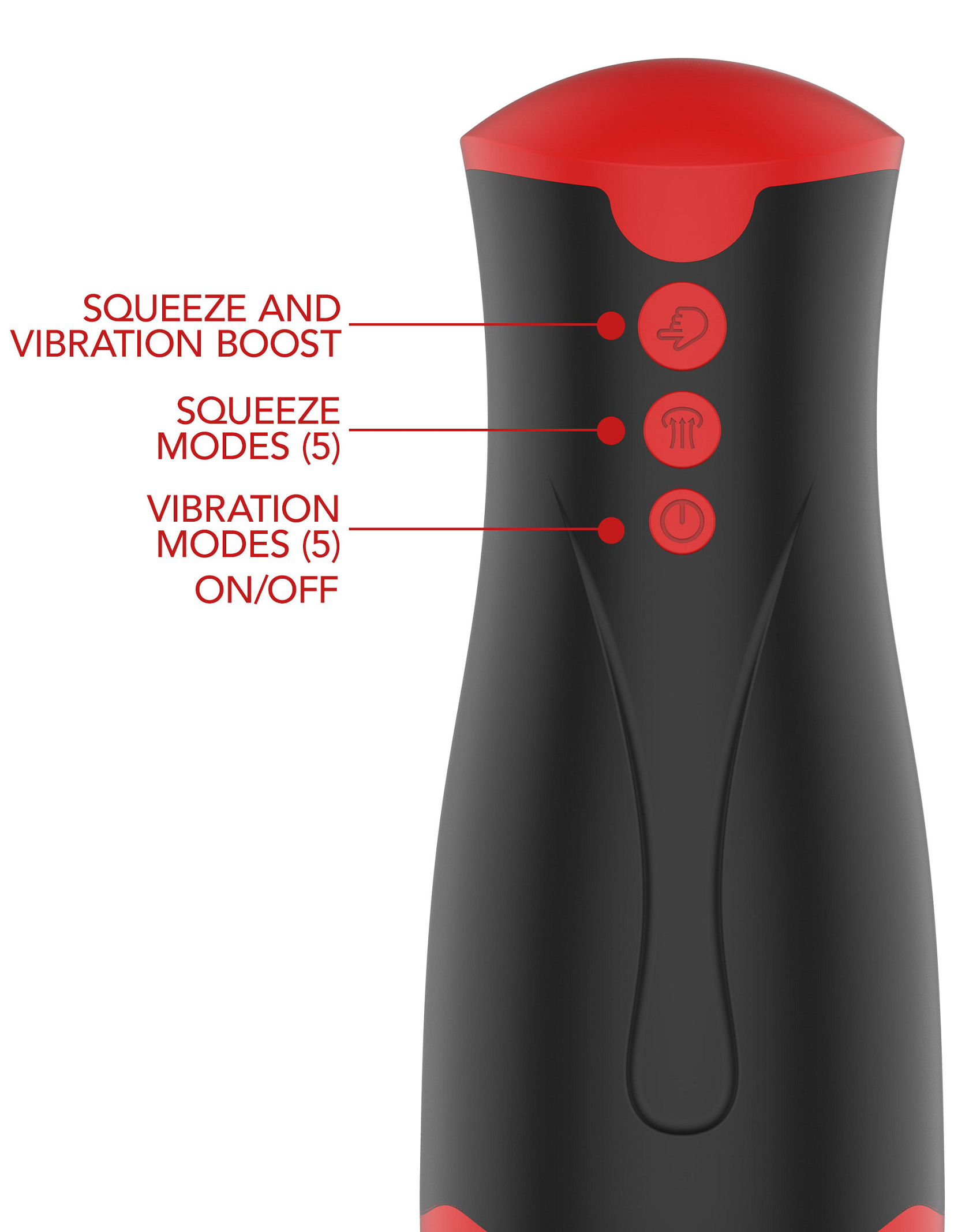 Masturbateur Deep Squeeze Vibrations et Succion – Image 4