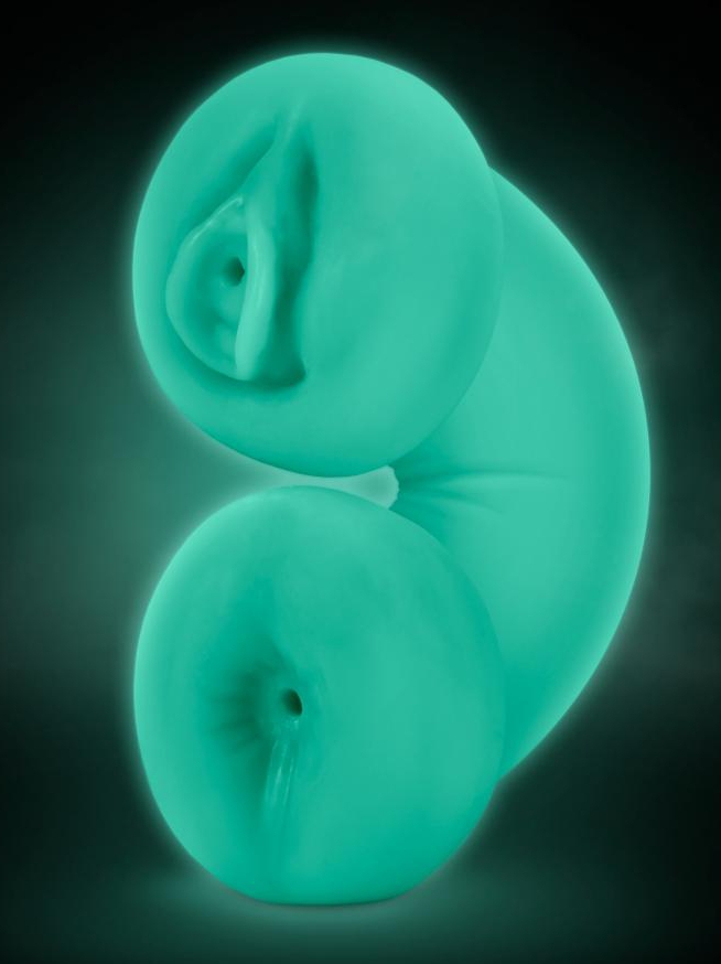 Masturbateur Double Delight Glow Phosphorescent Vagin - Anus – Image 3