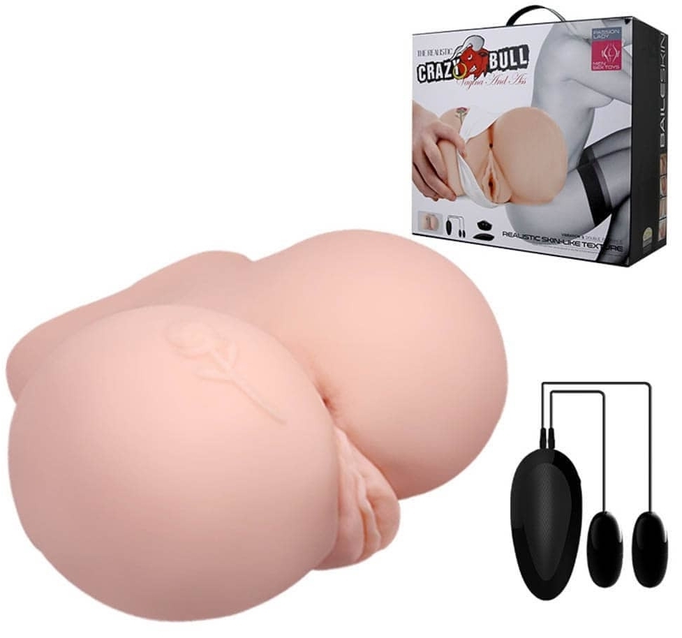 Masturbateur Fessier vibrant Crazy Bull Vagina and Ass – Image 2