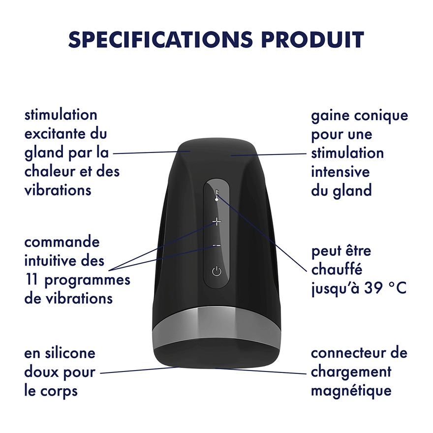 Masturbateur Heat Vibration Satisfyer – Image 3