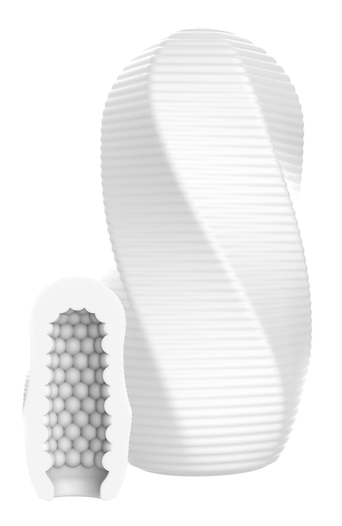 Masturbateur Hero Swirl Blanc – Image 4