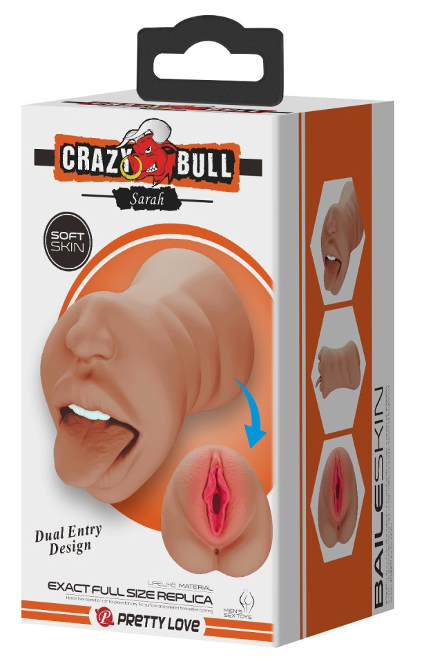 Masturbateur Pussy Crazy  Sarah 2 Entrées Marron – Image 2