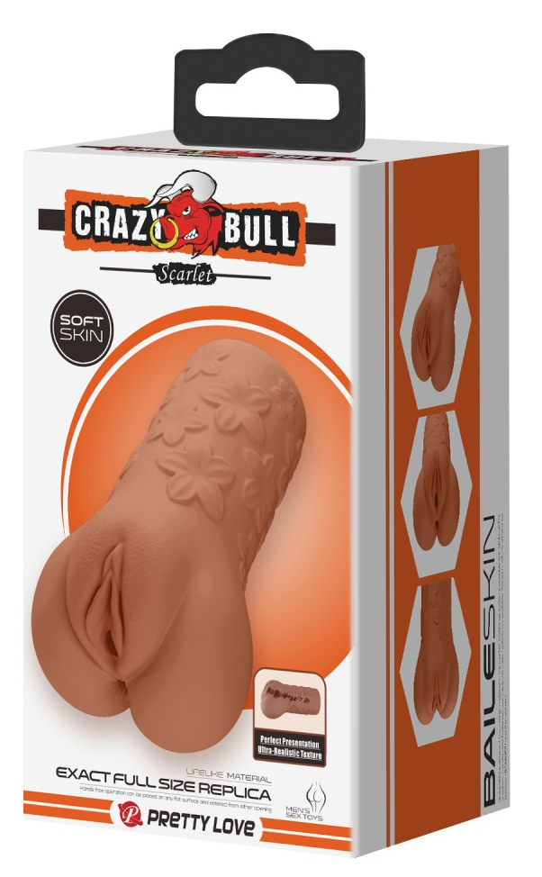 Masturbateur Crazy Bull Scarlet Marron – Image 2