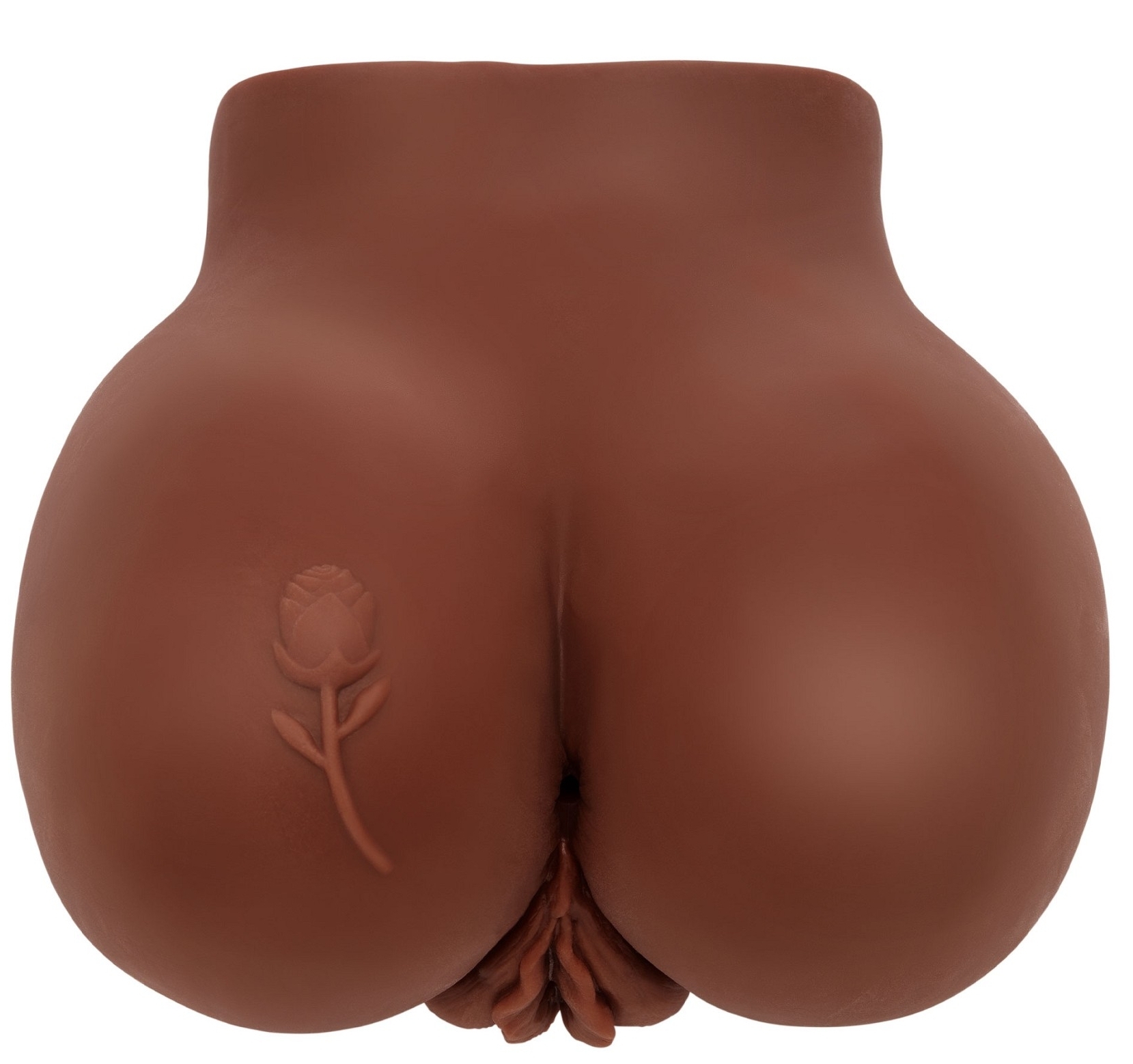 Masturbateur Réaliste Vibrant BIG ASS 2 Entrées Marron – Image 5