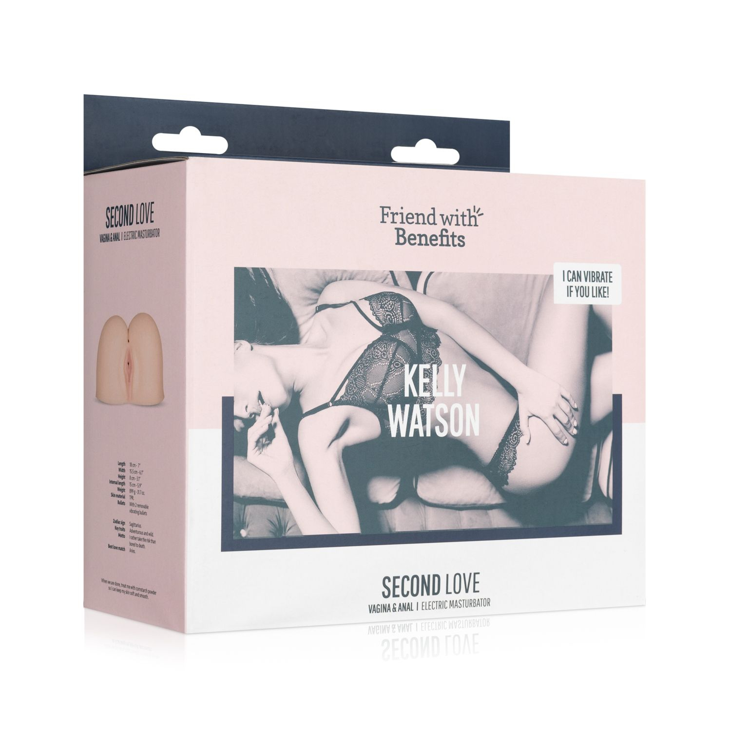 Masturbateur Réaliste Vibrant Kelly Watson 2 Entrées – Image 2