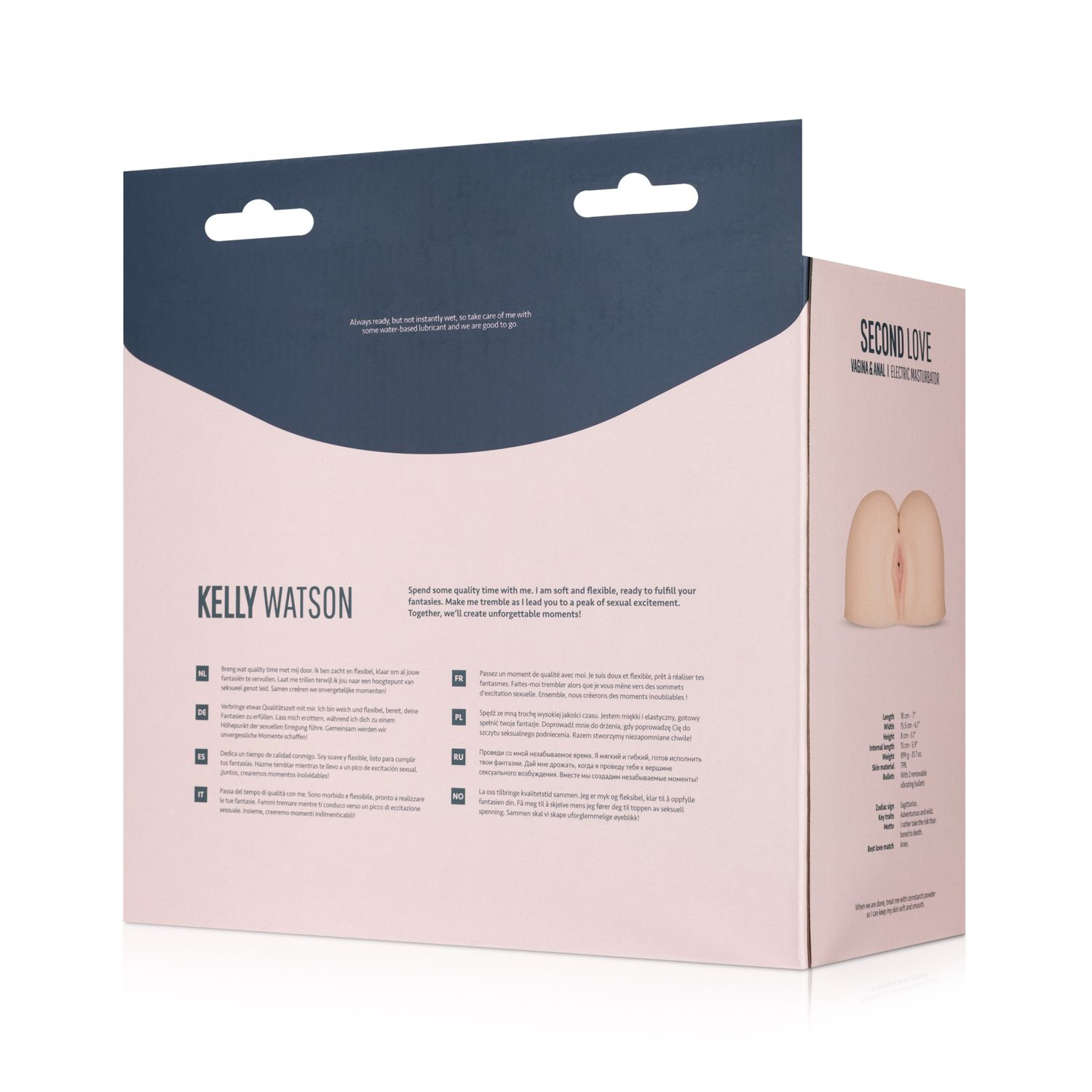 Masturbateur Réaliste Vibrant Kelly Watson 2 Entrées – Image 9