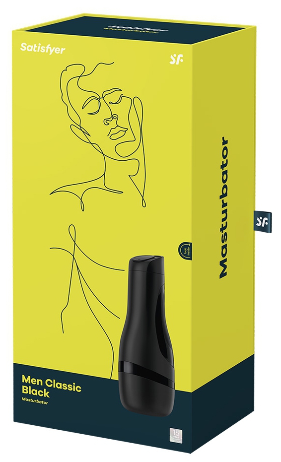 Masturbateur Satisfyer Men Classic Noir – Image 2