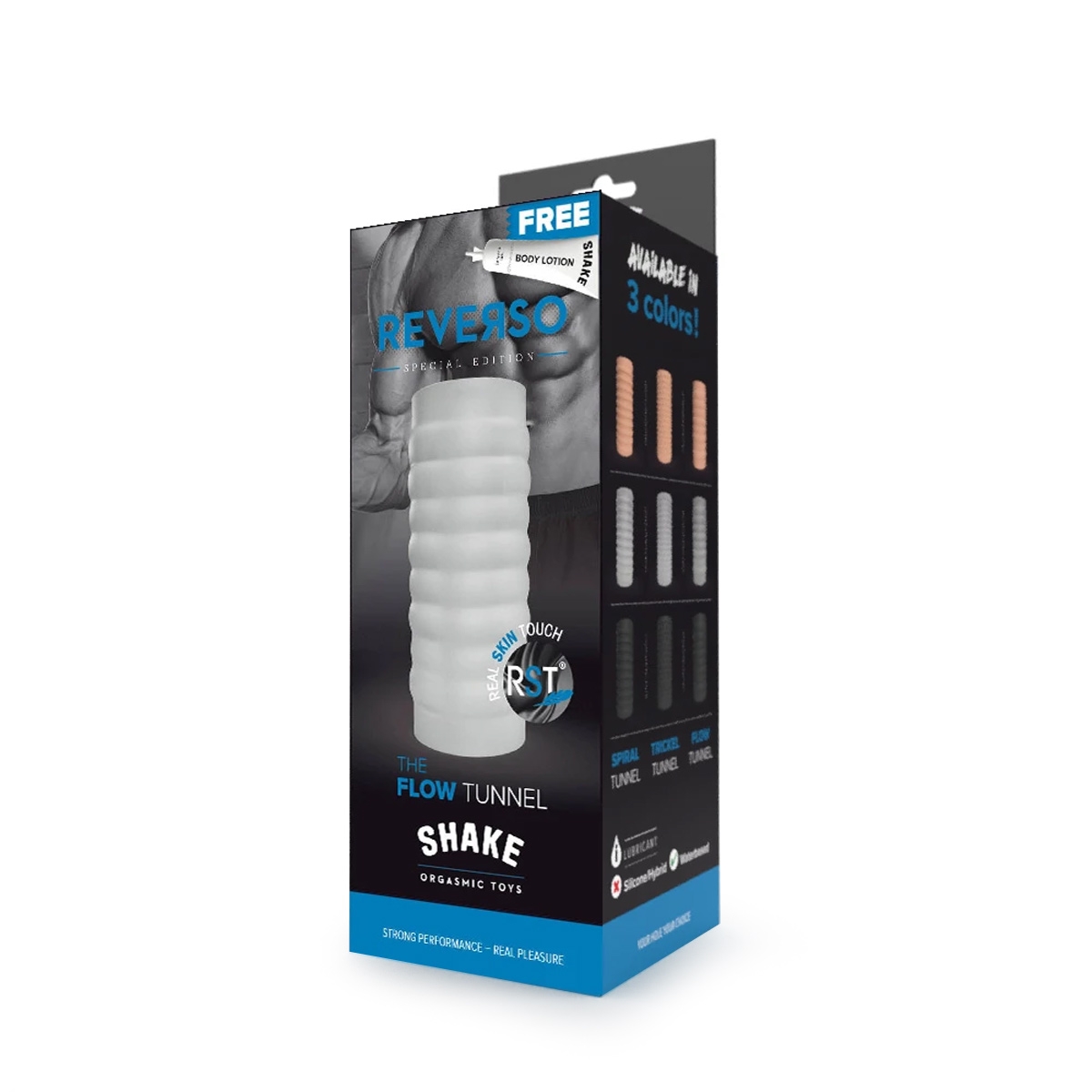 Masturbateur The Flow Tunnel Shake Reverso Blanc – Image 2