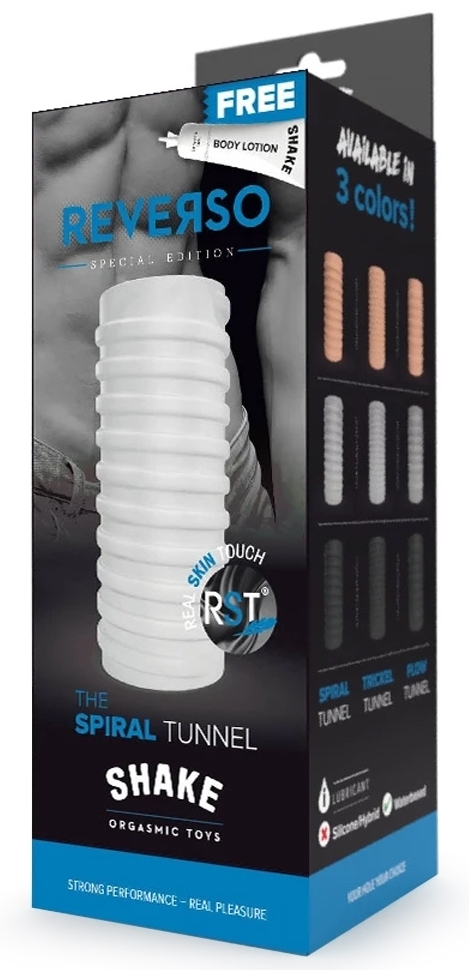 Masturbateur The Spiral Tunnel Shake Reverso Blanc – Image 2