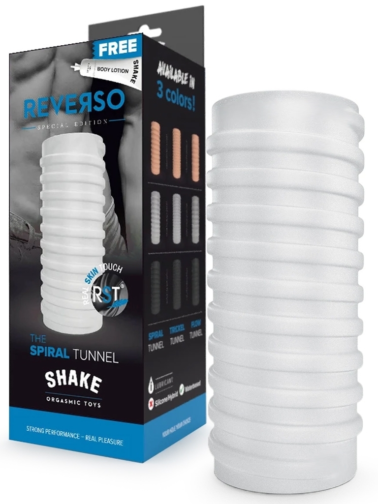 Masturbateur The Spiral Tunnel Shake Reverso Blanc – Image 3