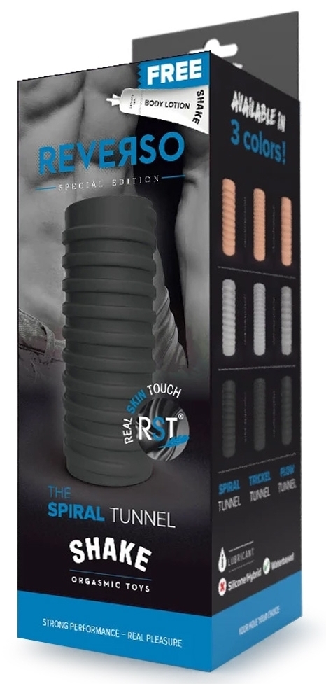 Masturbateur The Spiral Tunnel Shake Reverso Noir – Image 2
