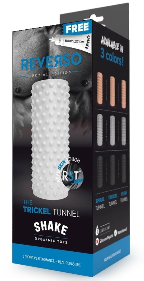 Masturbateur The Trickel Tunnel Shake Reverso Blanc – Image 2