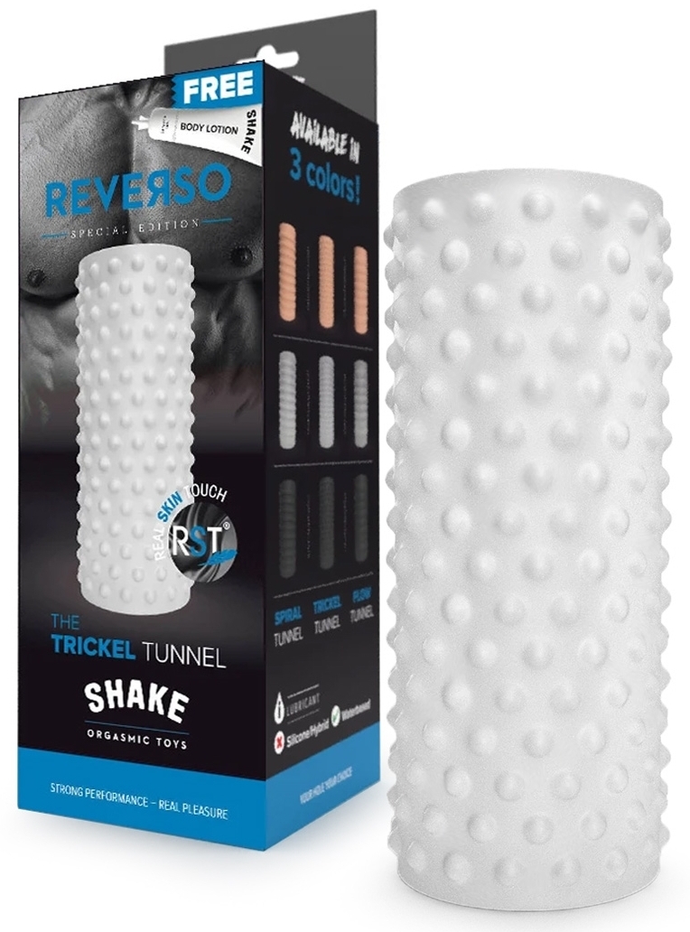 Masturbateur The Trickel Tunnel Shake Reverso Blanc – Image 3