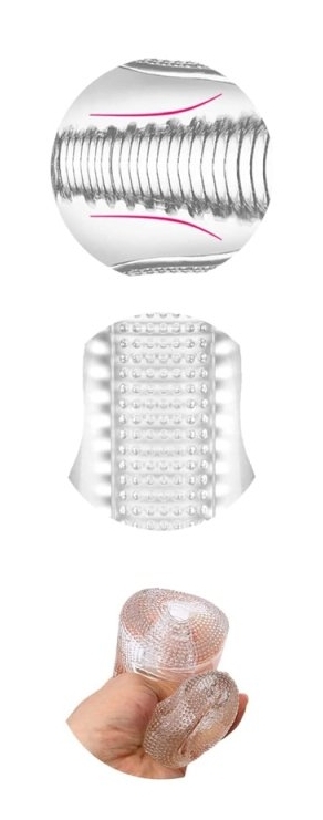 Masturbateur Transparent Cleardual 12cm – Image 2