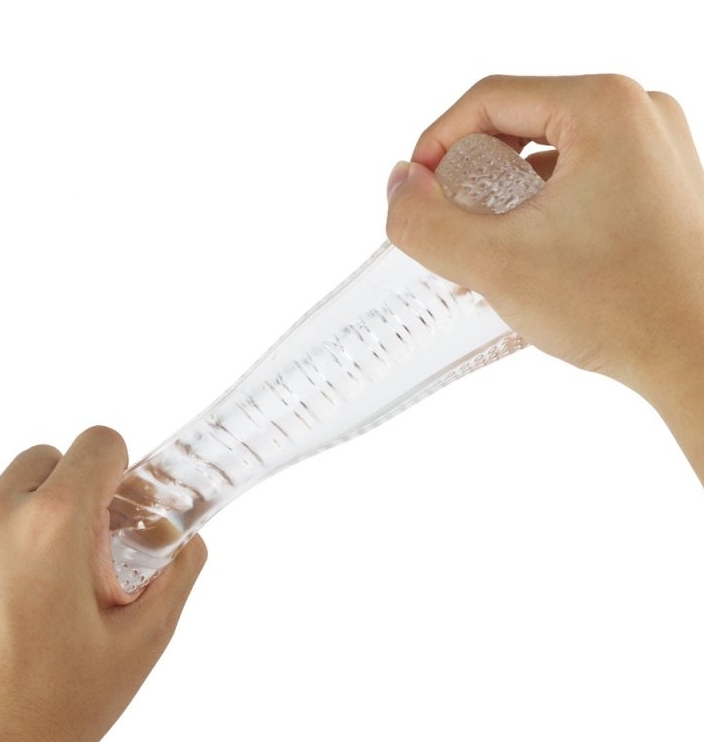 Masturbateur Transparent Cleardual 12cm – Image 4