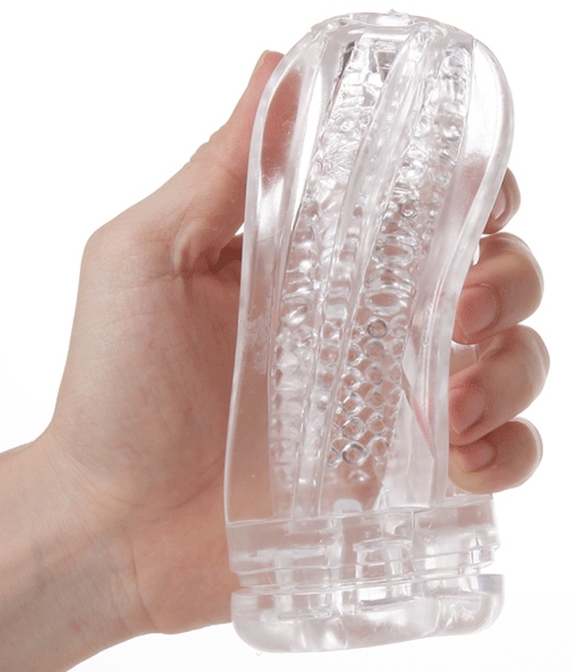 Masturbateur vibrant Energy Transparent – Image 3