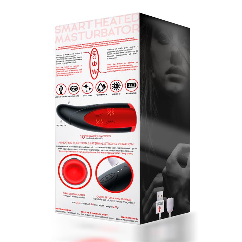 Masturbateur vibrant et chauffant Owen Two 10 Vibrations – Image 4