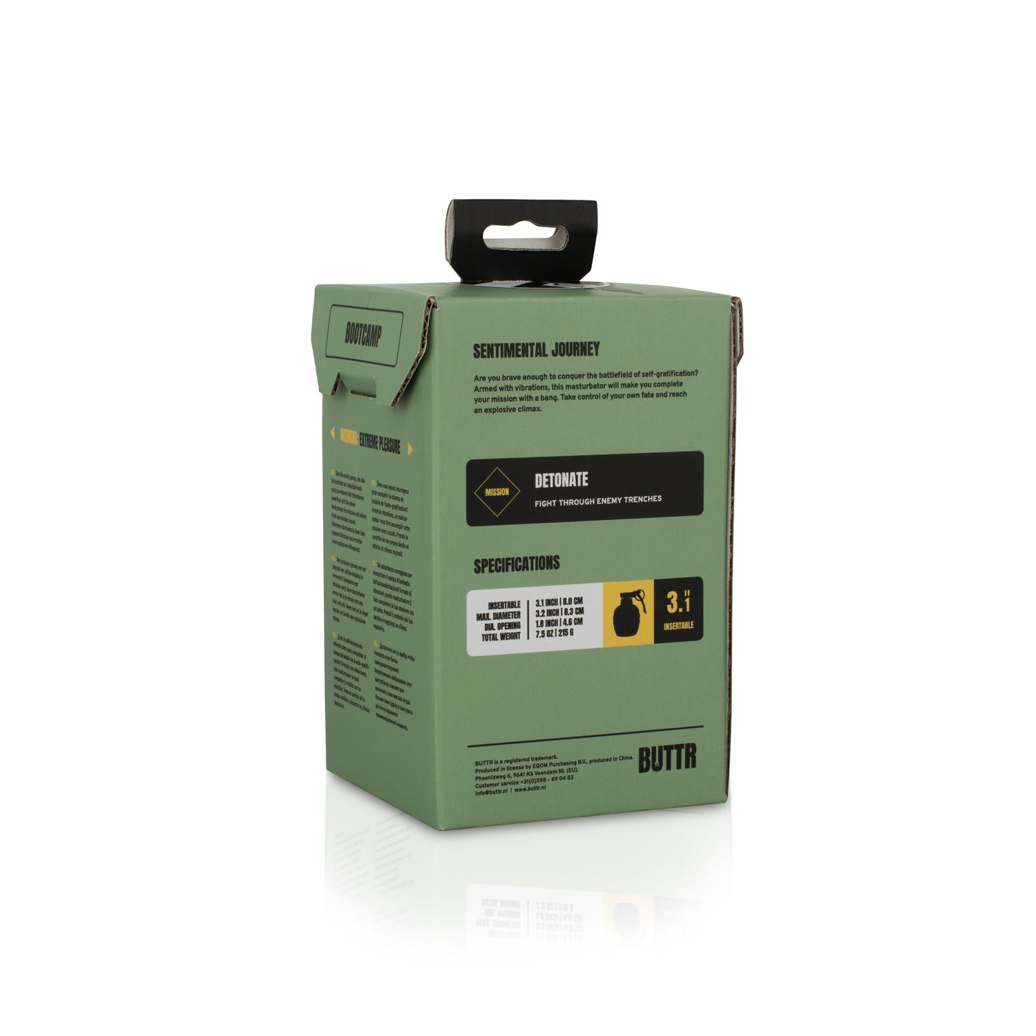 Masturbateur vibrant Mills Bomb 10 Vibrations – Image 9