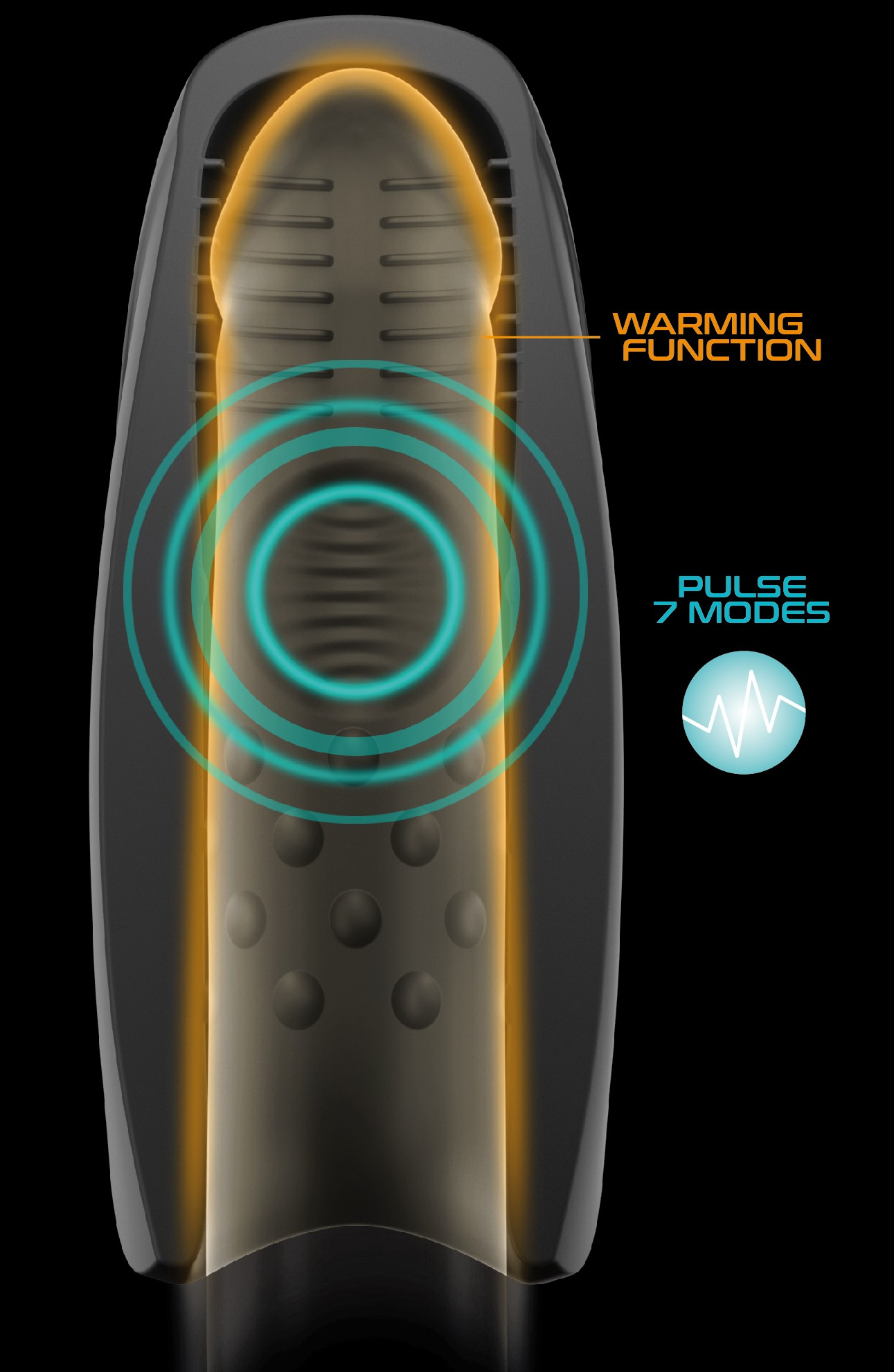 Masturbateur vibrant Pulsion One 7 Vibrations – Image 4