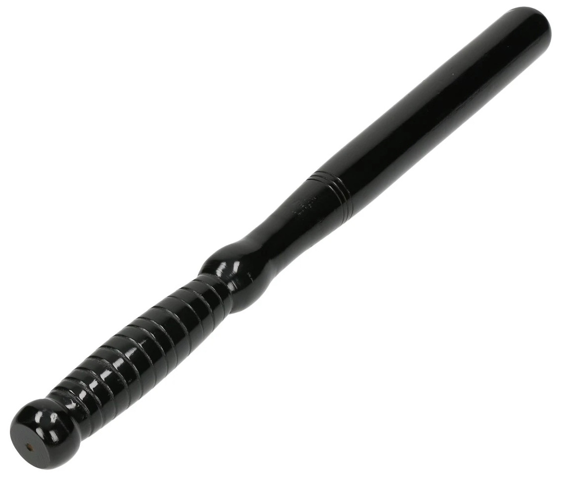 Matraque de Police Woodie 40 x 3cm Noir – Image 2