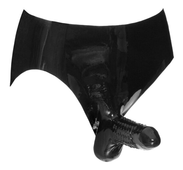 Slip en latex avec étui pénien perlé – Image 5