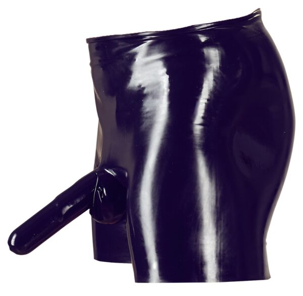 Boxer long en latex avec étuis pénien et anal – Image 6