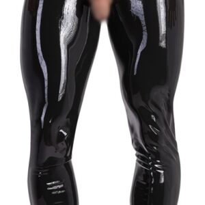 Caleçon long en latex avec Ouverture pénienne