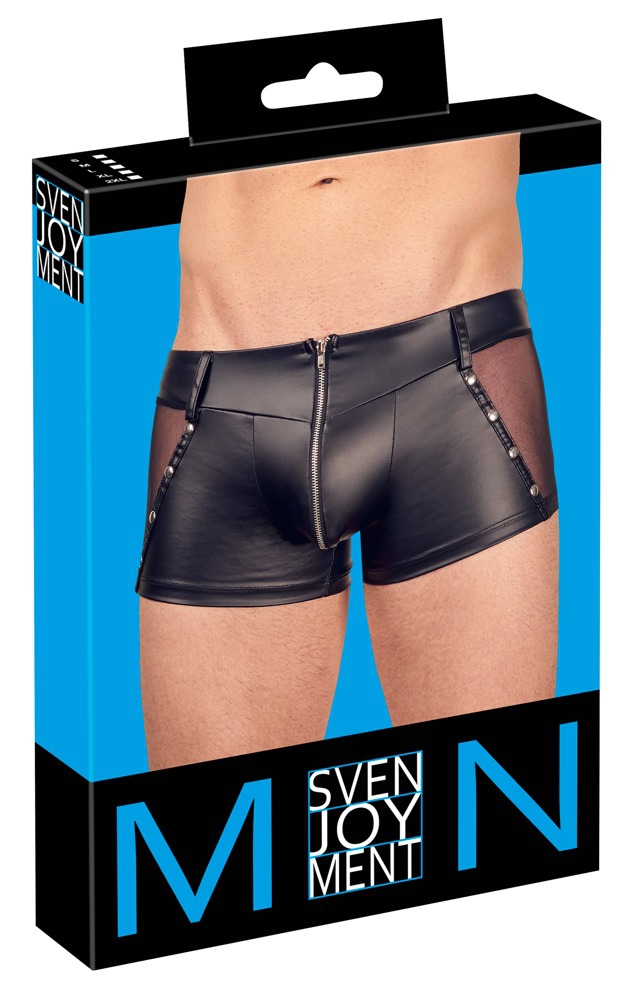 Boxer NAXIS Imitation Cuir Noir – Image 3
