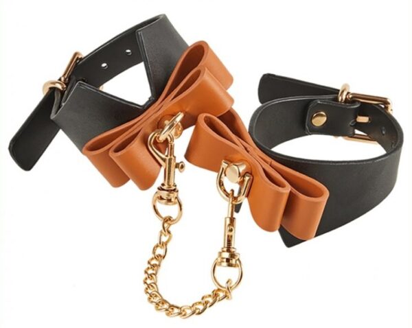 Menottes Butler Noires et Marron – Image 2