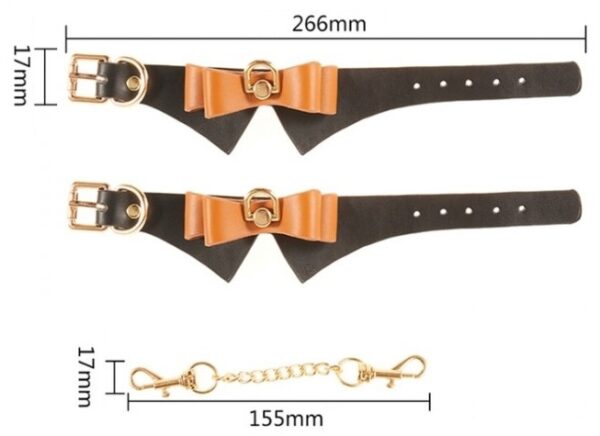 Menottes Butler Noires et Marron – Image 6