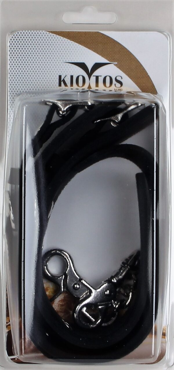 Menottes de chevilles en silicone DELUXE Noir – Image 2